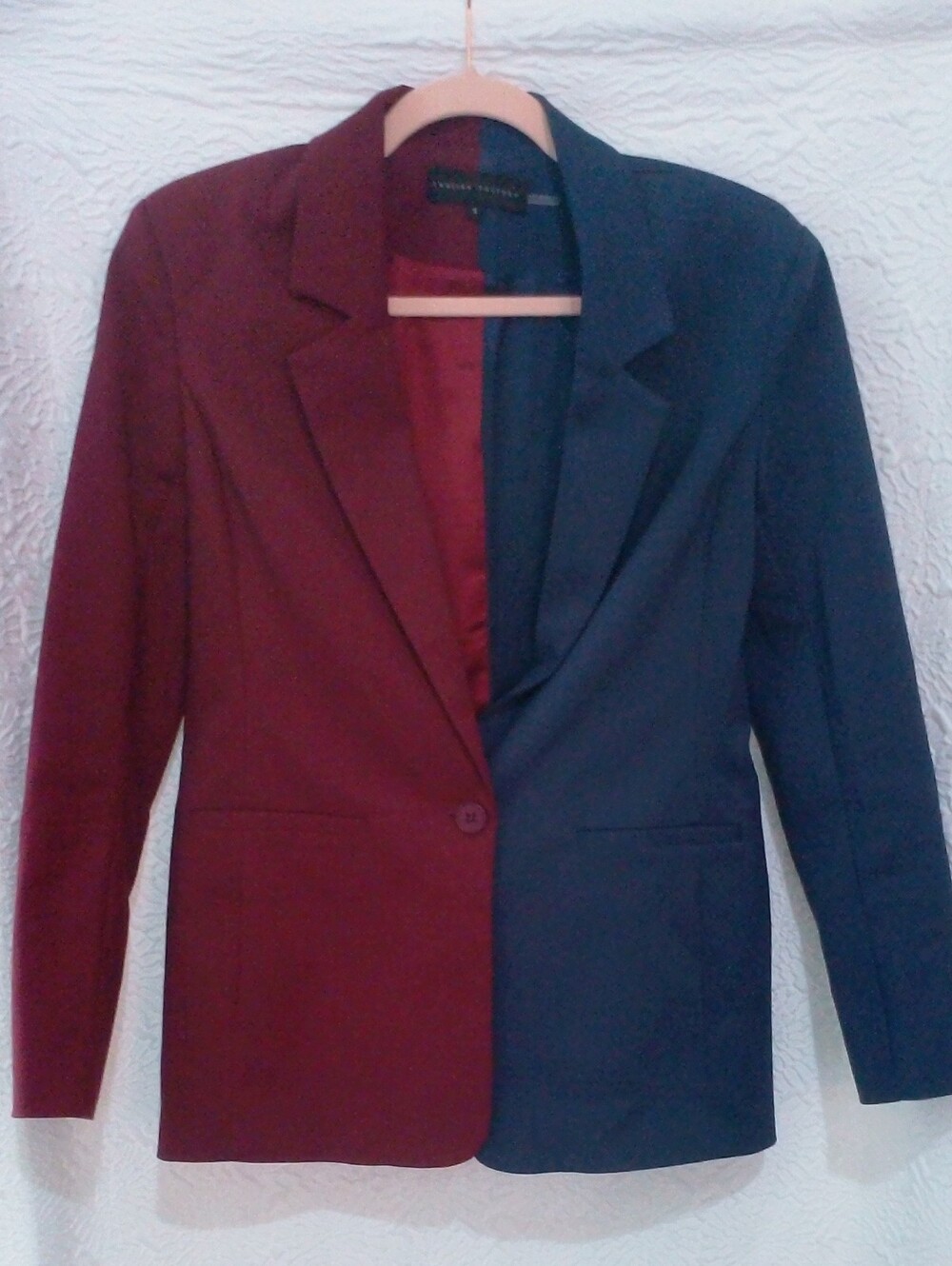 English Factory Color Block Blazer